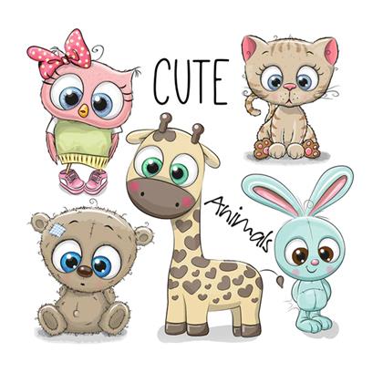 Obrazek z Naprasowanki na ubrania  -  duże zwierzątka