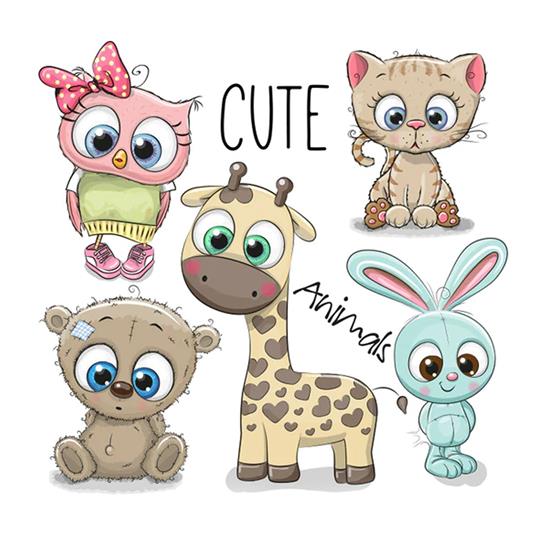 Obrazek z Naprasowanki na ubrania  -  duże zwierzątka