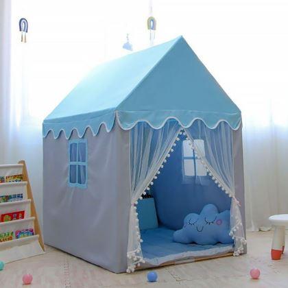 Obrazek z Namiot dziecięcy do pokoju - niebieski