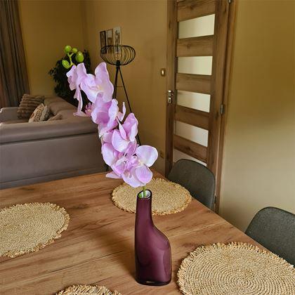 Obrazek z Sztuczne kwiaty orchidea - jasnofioletowy