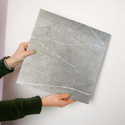 Obrazek z Samoprzylepna okładzina 30x30 cm  -  jasnoszary marmur
