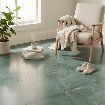 Obrazek z Samoprzylepna okładzina 30x30 cm  - niebiesko-szary marmur