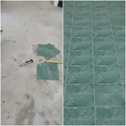 Obrazek z Samoprzylepna okładzina 30x30 cm  - niebiesko-szary marmur