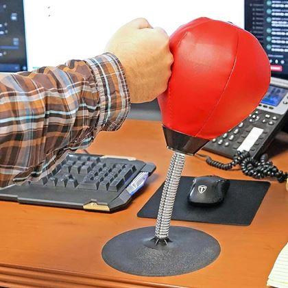 Obrazek z Antystresowy worek bokserski na biurko