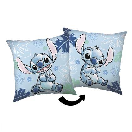 Obrazek z Poduszka, poszewka + wypełnienie, 40x40 cm - Lilo i Stitch