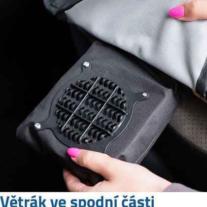 Obrazek z Wentylowana, chłodząca nakładka na siedzenie samochodowe