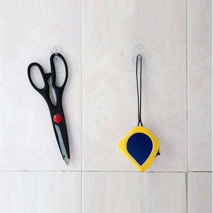 Obrazek z 10 szt. samoprzylepnych haczyków bez wiercenia