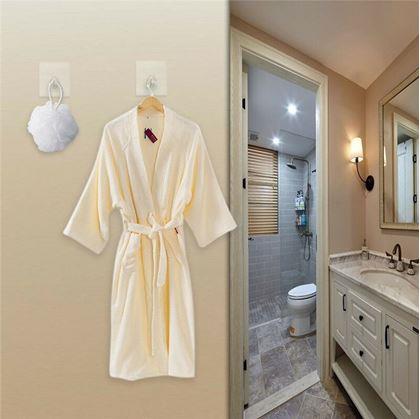 Obrazek z 10 szt. samoprzylepnych haczyków bez wiercenia