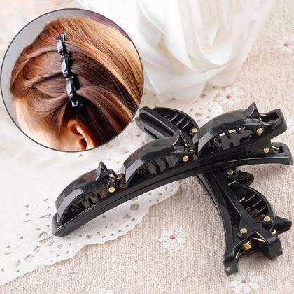 Obrazek z Spinka do włosów z klipsami  -  czarna