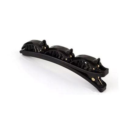 Obrazek z Spinka do włosów z klipsami  -  czarna