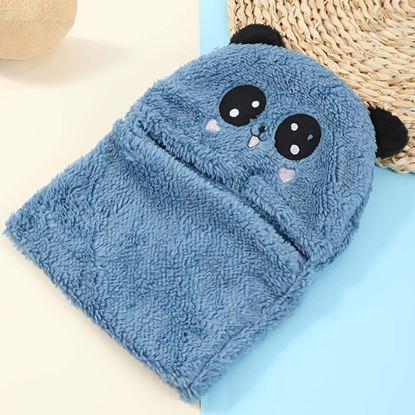 Obraz Czapka z kominem miś z uszami