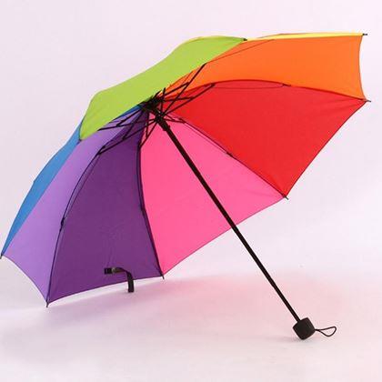 Obrazek z Tęczowy parasol składany