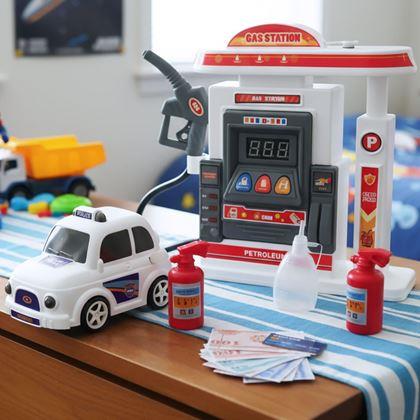 Obrazek z Zestaw dla dzieci - stacja benzynowa