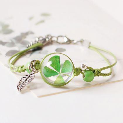 Obrazek z Bransoletka - czterolistek