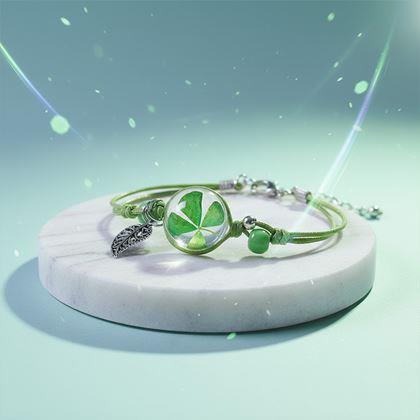 Obrazek z Bransoletka - czterolistek