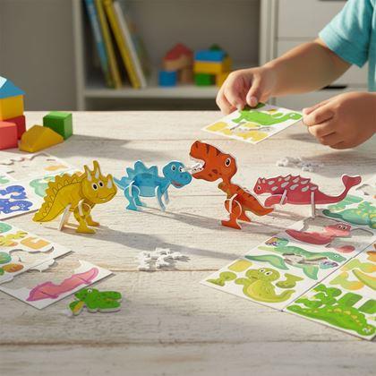Obrazek z 3D puzzle dinozaury 25 szt.