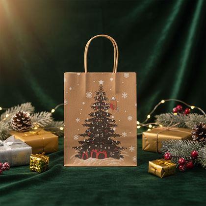 Obrazek z Świąteczna torba - rozmiar S - drzewko