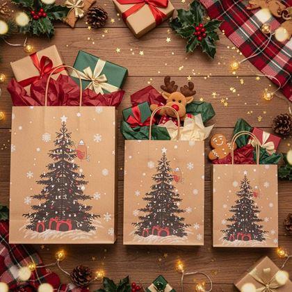Obrazek z Świąteczna torba - rozmiar L - prezenciki