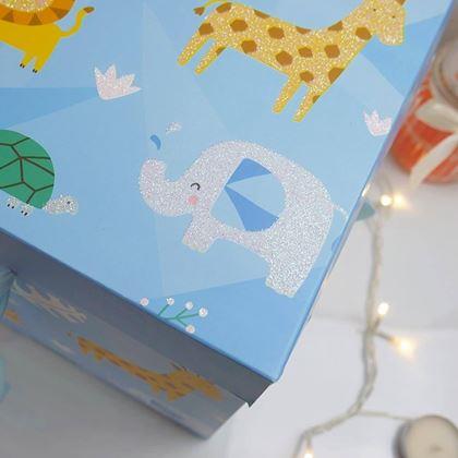 Obrazek z Pudełko prezentowe 22 cm  -  safari