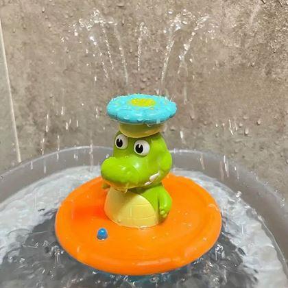Obrazek z Zabawka do wanny - fontanna z krokodylem