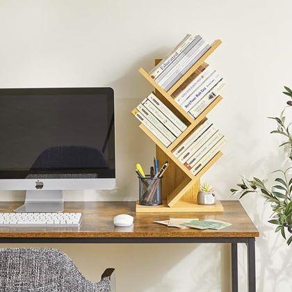 Obrazek z Regał na książki - jasne drewno