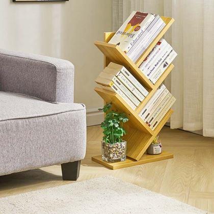 Obrazek z Regał na książki - jasne drewno