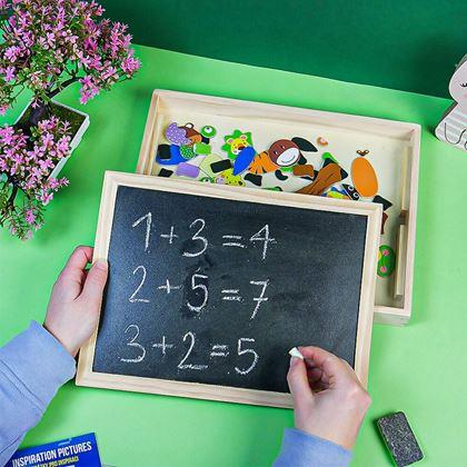 Obrazek z Tablica magnetyczna - drewniana - zwierzęta