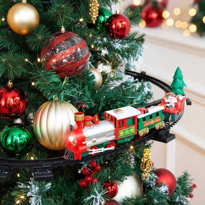 Obrazek z Świąteczna kolejka na choinkę