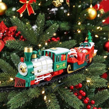 Obrazek z Świąteczna kolejka na choinkę