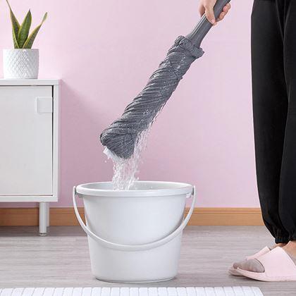 Obrazek z Samowyżymający się okrągły mop z frędzlami