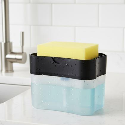 Obrazek z Dozownik na detergent z gąbką