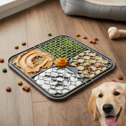 Obrazek z Silikonowa mata do lizania dla psa