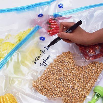 Obrazek z Zestaw do próżniowego pakowania żywności – pompka + 10 woreczków