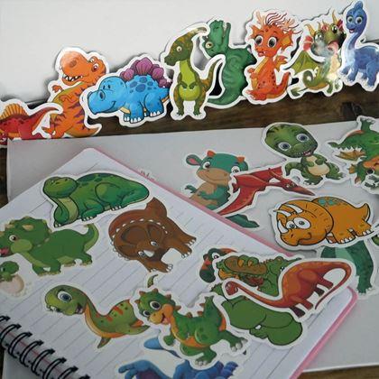 Obrazek z Naklejki dla dzieci - dinozaury