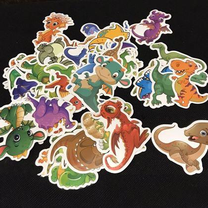 Obrazek z Naklejki dla dzieci - dinozaury