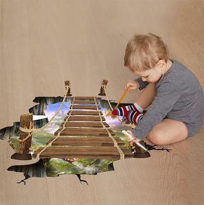 Obrazek z Naklejki na podłogę 3D - otchłań