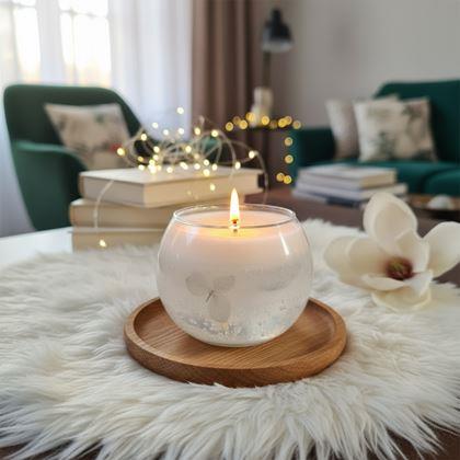 Obrazek z Świeca żelowa  - jasnoniebieski