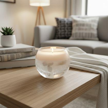 Obrazek z Świeca żelowa  - jasnoniebieski