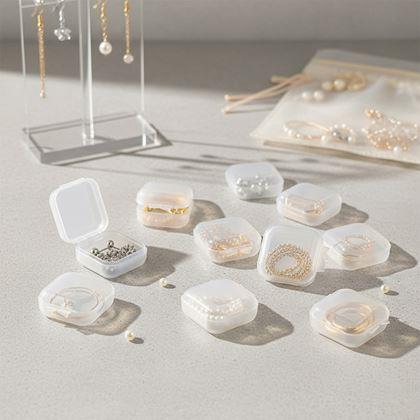 Obrazek z 5 szt. Mini pojemnik do przechowywania 3,5 x 3,5 cm