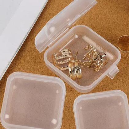 Obrazek z 5 szt. Mini pojemnik do przechowywania 3,5 x 3,5 cm