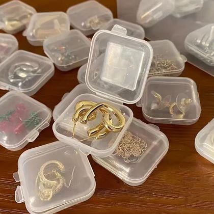 Obrazek z 5 szt. Mini pojemnik do przechowywania 3,5 x 3,5 cm