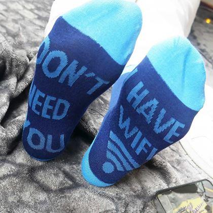 Obrazek z Skarpetki - nie potrzebuję Cię, mam WI-FI