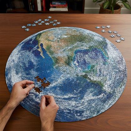 Obrazek z Puzzle planeta Ziemia 1000 sztuk