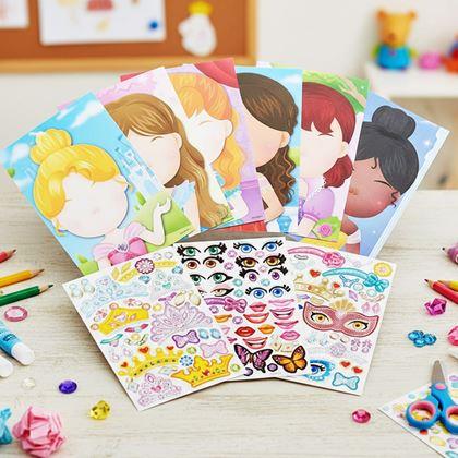 Obrazek z Naklejki dla dzieci - księżniczki 6 szt