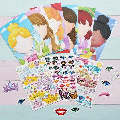 Obrazek z Naklejki dla dzieci - księżniczki 6 szt