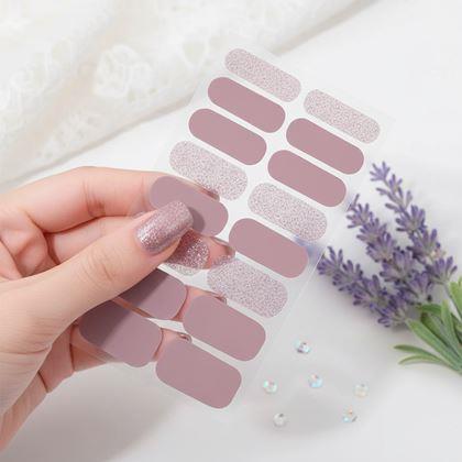 Obrazek z Naklejki samoprzylepne na paznokcie  - lila