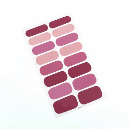 Obrazek z Naklejki samoprzylepne na paznokcie  - ciemnoróżowy miks