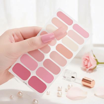 Obrazek z Naklejki samoprzylepne na paznokcie  - jasnoróżowy mix