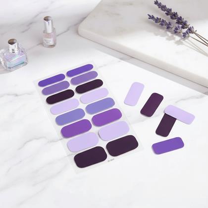 Obrazek z Naklejki samoprzylepne na paznokcie  - fioletowy miks