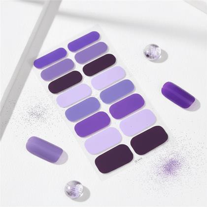Obrazek z Naklejki samoprzylepne na paznokcie  - fioletowy miks